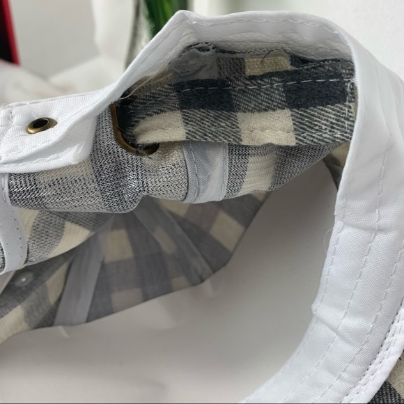Cocus Pocus Grey Buffalo Check Baseball Cap Adjust - Picture 7 of 8